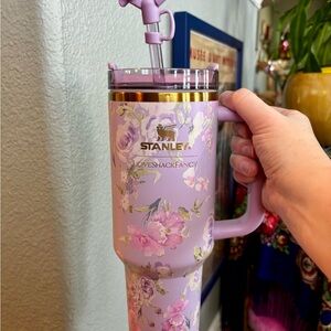 Stanley x LoveShackFancy Purple Floral 40 oz Tumbler